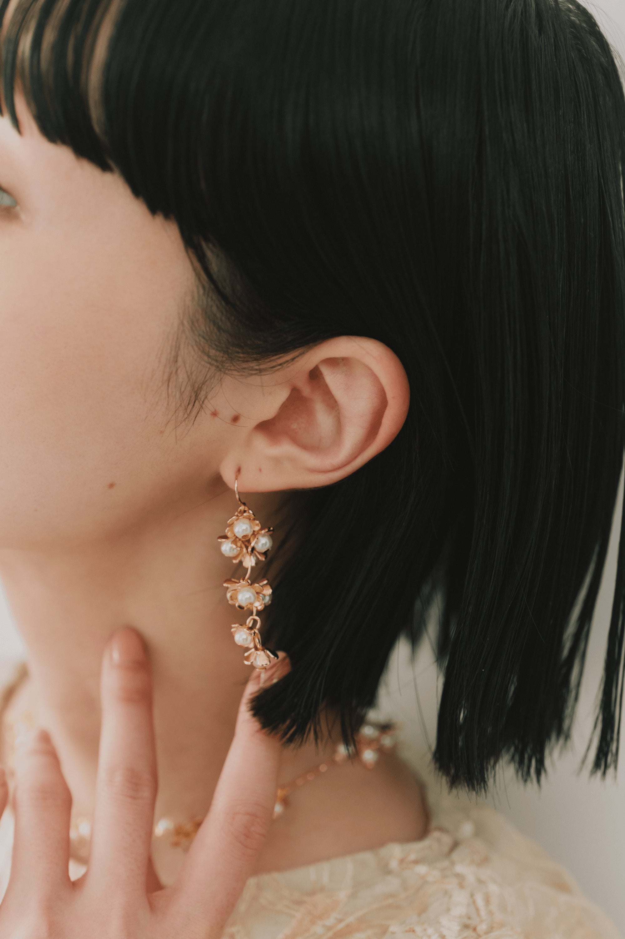 kaene　シアーブルームピアス / 032026 結婚式用ピアス | 
