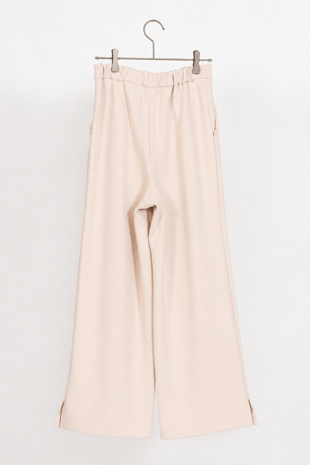 kaene  フリルデザインセットアップ / 002146 ジレ パンツ セットアップ beige | 