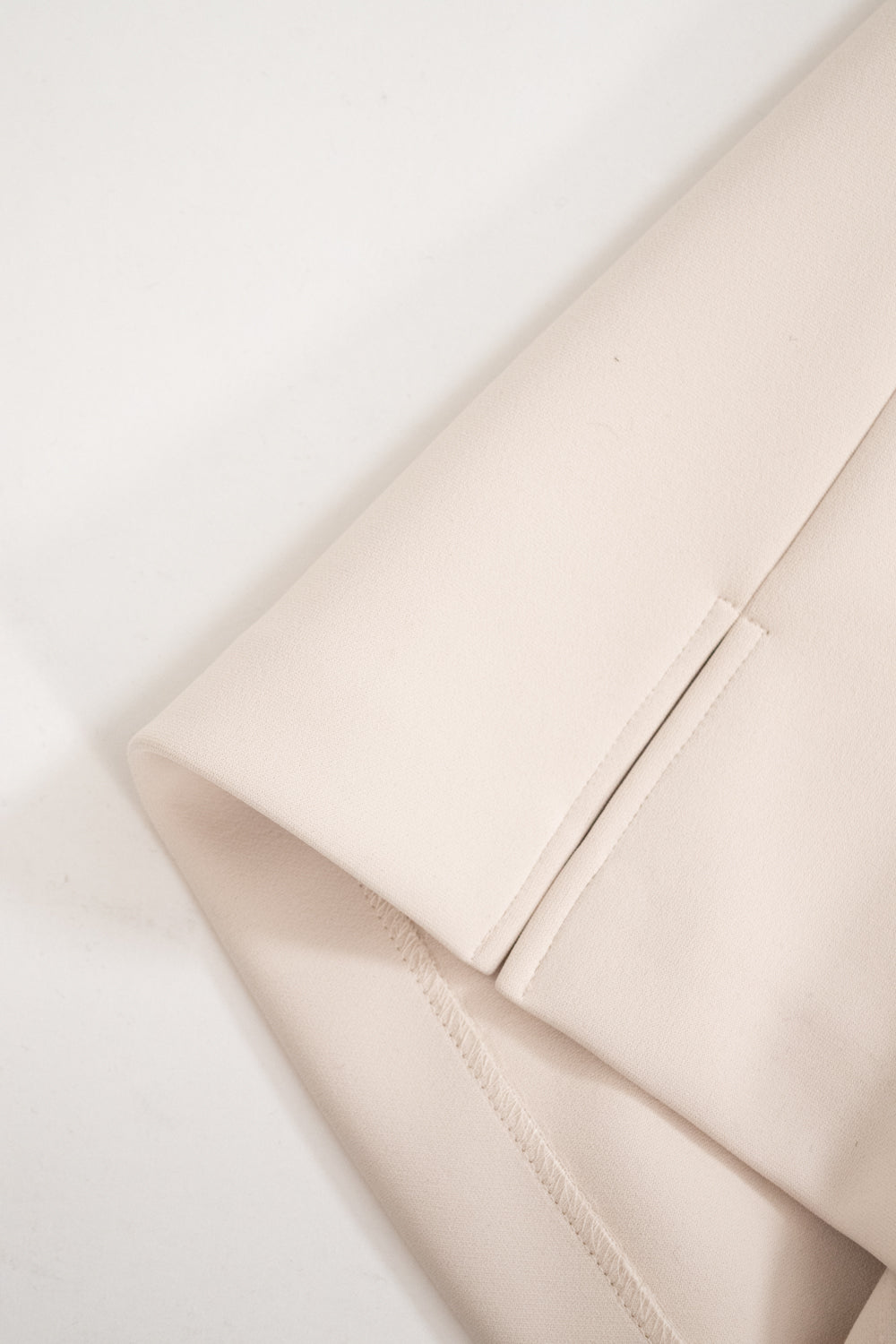kaene  フリルデザインセットアップ / 002146 ジレ パンツ セットアップ beige | 