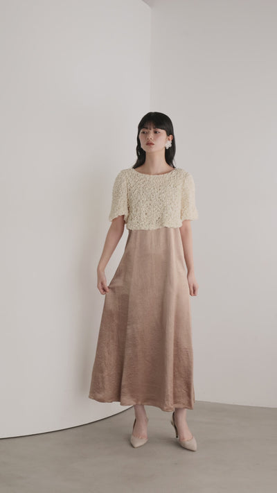 Cinderella シャーリングシフォンブラウス kaene シャーリングシフォンブラウスセットドレス 101129 結婚式