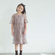kaene (KIDS) オールレースワンピース / 700007|モデル130cm 25kg (9歳9ヶ月）着用サイズLL 