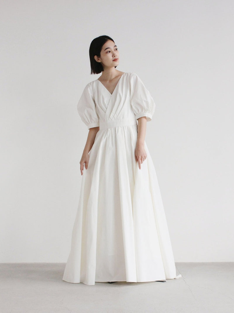 kaene タフタカシュクールドレス /34/ White Collection2次会ドレス