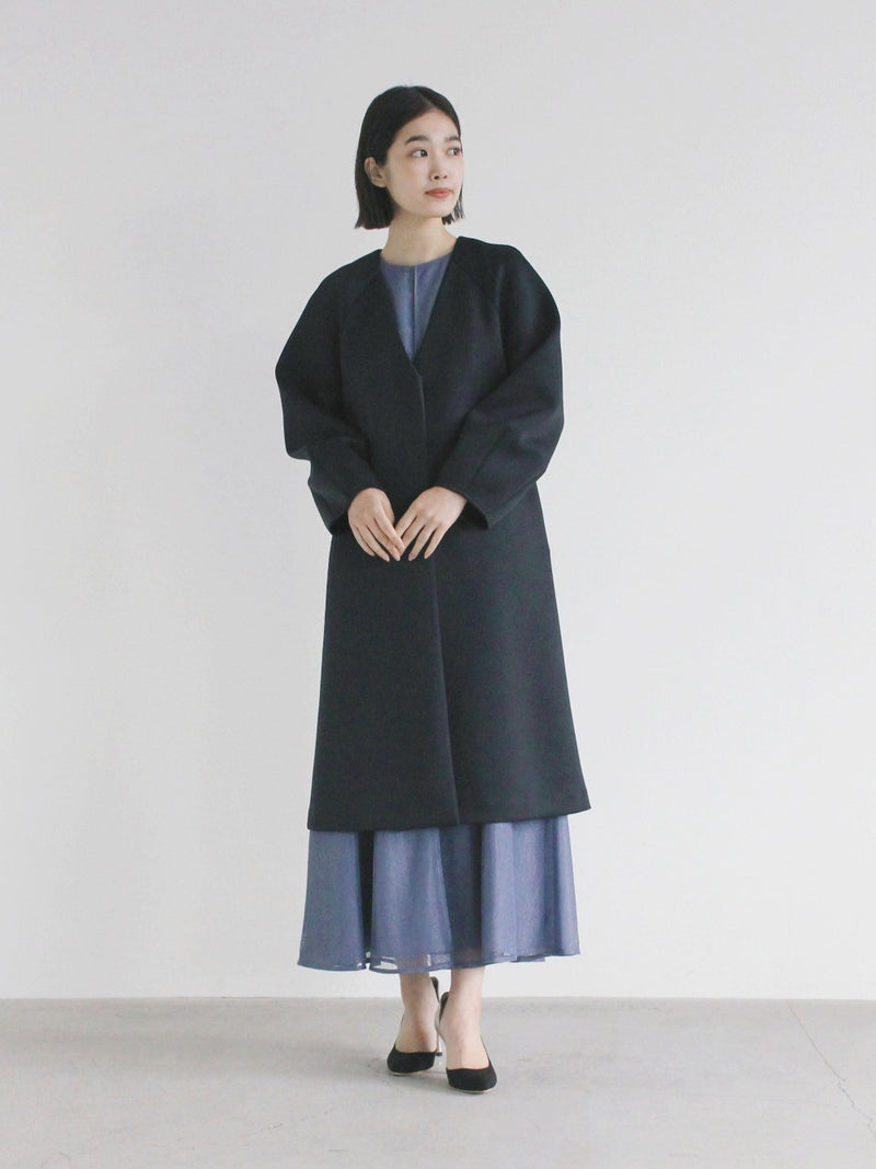 メロンチュールシアードレス / 100751 kaene　|モデル身長162cm　着用サイズ36