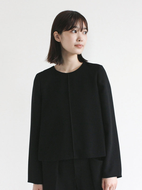 kaene シフォンドッキングブラウス / 010467